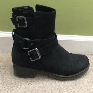 Black Biker Boots